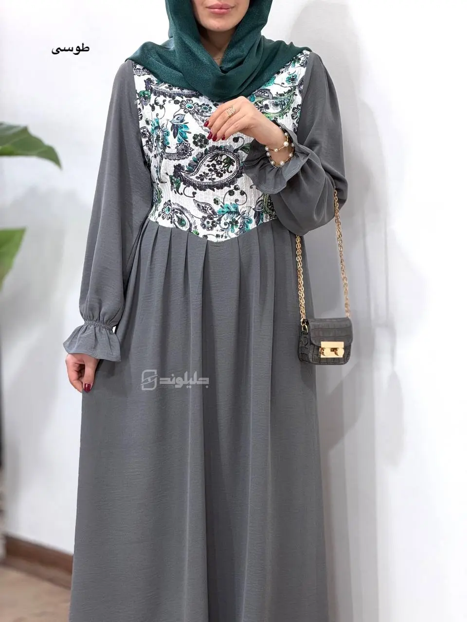 پیراهن مانتویی سوزندوزی آیسو شکوفه